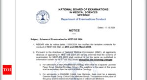 NEET SS 2024 exam scheme revised: Check important details here