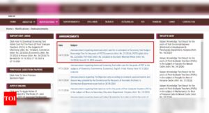 HPSC PGT exam 2024 rescheduled: Check new dates and other important details