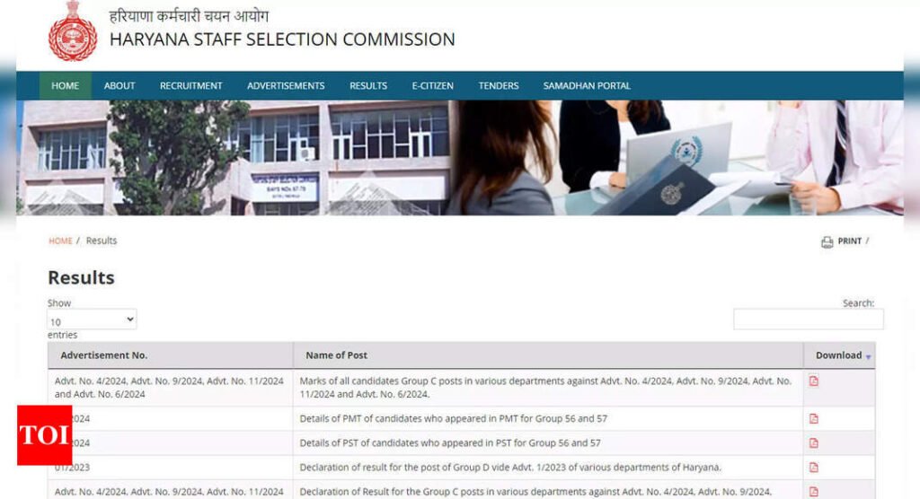 HSSC announces Group C and D 2024 recruitment results: 24,000 candidates selected; check direct links here