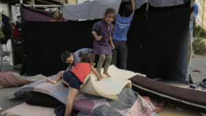 400,000 children in Lebanon displaced in 3 weeks due to conflict with Israel