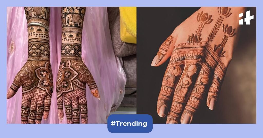 Aesthetic Karwa Chauth mehendi ideas