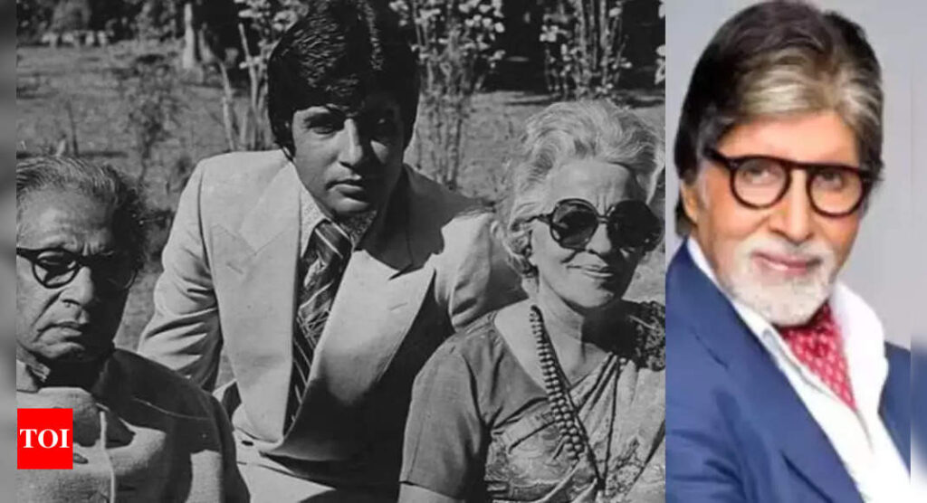 Amitabh Bachchan opens up on his father Harivanshrai Bachchan's first wife's death, and how he then met his mother Teji: 'Woh gambhir sthitti mein chale gaye' | Hindi Movie News