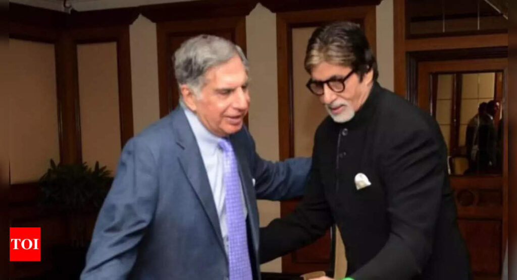 Amitabh Bachchan recalls how Ratan Tata once borrowed money from him, fondly remembers the Titan: 'Kya Aadmi The Woh' | Hindi Movie News