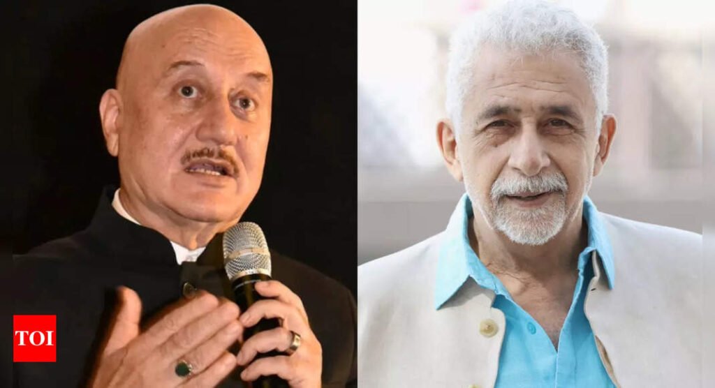 Anupam Kher on his equation with Naseeruddin Shah: I have the greatest regard for him, but... |