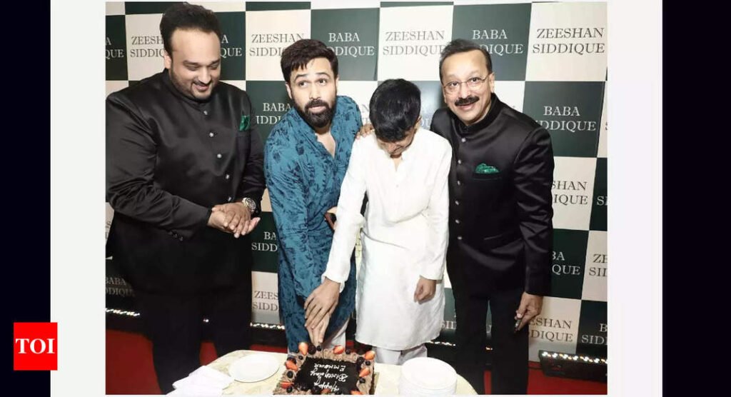 Baba Siddique's last Iftar party had a special surprise for actor Emraan Hashmi |