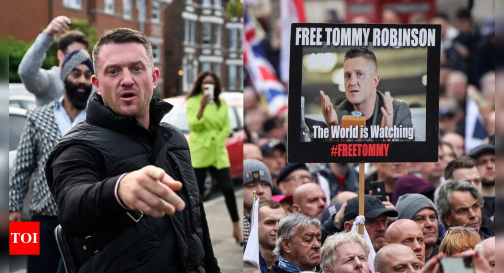 British far-right activist 'Tommy Robinson' jailed for violating injunction