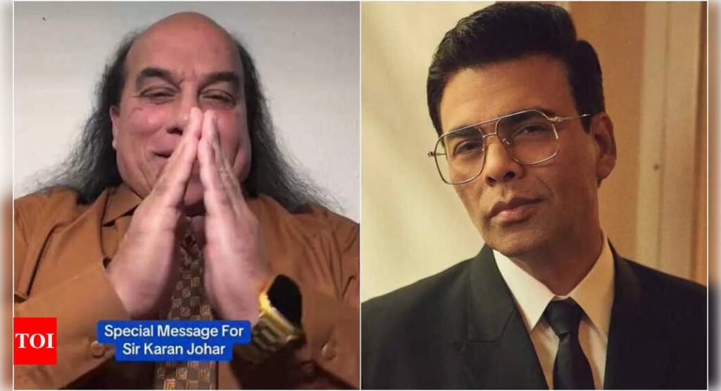 Chahat Fateh Ali Khan wishes to star in Karan Johar's films for free, 'could not sleep for three nights' after appreciation post for Toba Toba | Hindi Movie News