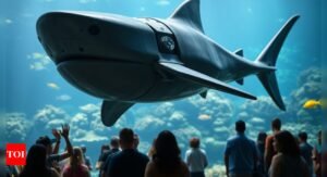 Chinese Aquarium: 'Shark-struck': Chinese aquarium criticised for using robot instead of real Whale Shark