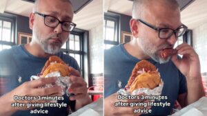 Doctor Shares Funny Video On Eating Junk Food "After Giving Lifestyle Advice"