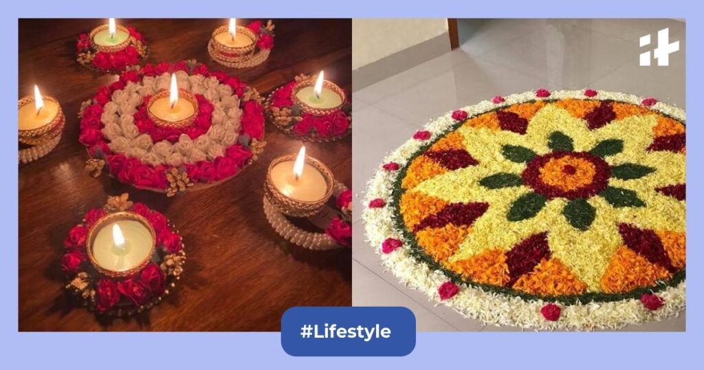 Easy rangoli ideas for Diwali 2024