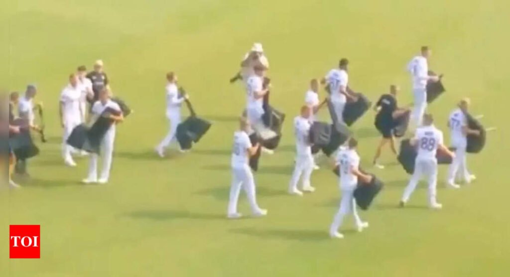 England players carry chairs in Pakistan ahead of 3rd Test in Rawalpindi | Cricket News