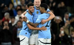 Erling Haaland Acrobatics Light Up Manchester City Rout Of Sparta Prague