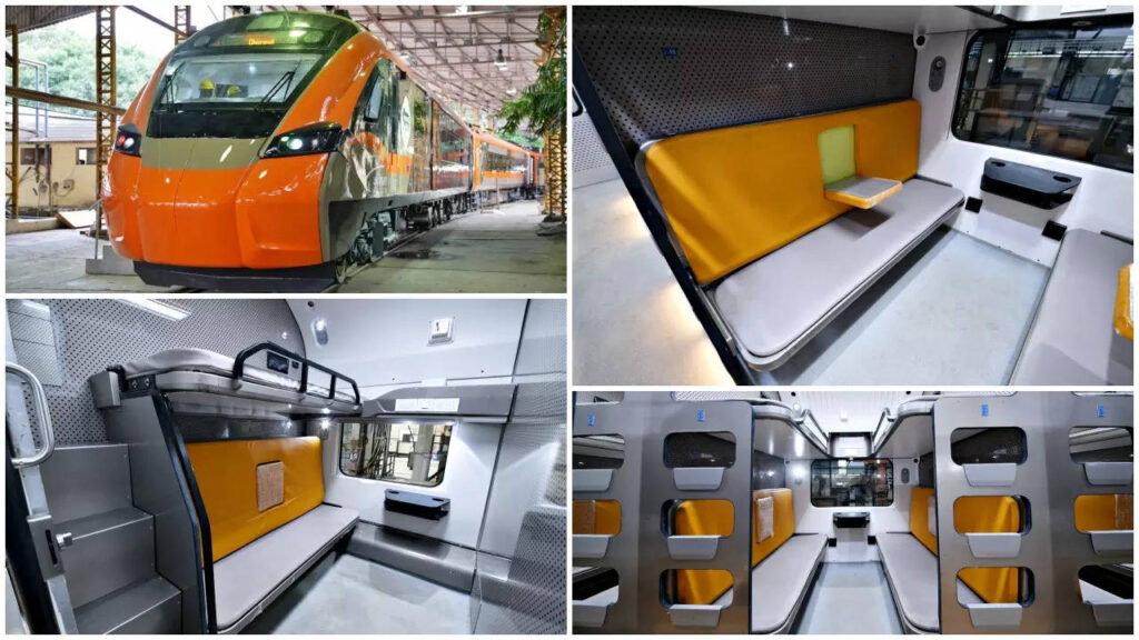 First images of Vande Bharat sleeper AC 1st, AC 2-tier and AC 3-tier coaches out! Top 10 features, pics of new Indian Railways train​