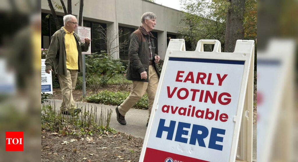 Georgia Early Voting: Georgia kicks off early voting with record-breaking 2,50,000 ballot casts