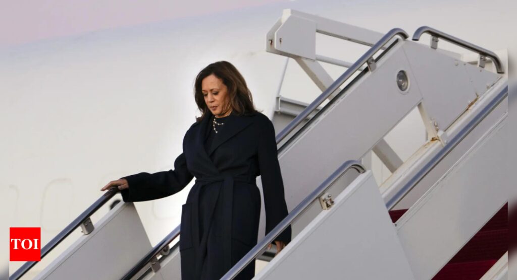 Harris says crude and racist rhetoric at Trump's event fans the fuel of division