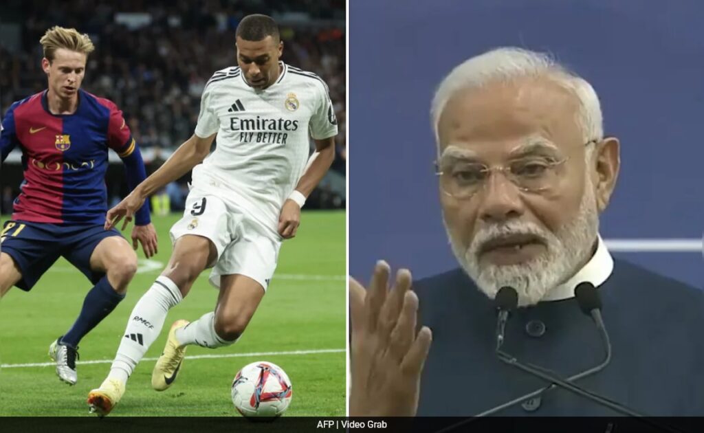 "I Can Tell You...": PM Narendra Modi On Real Madrid vs Barcelona Fever In India