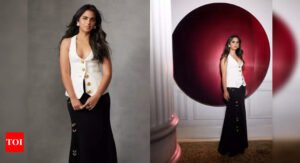 Isha Ambani turns heads in a gilet and skirt as she bags 'Icon of the Year' award