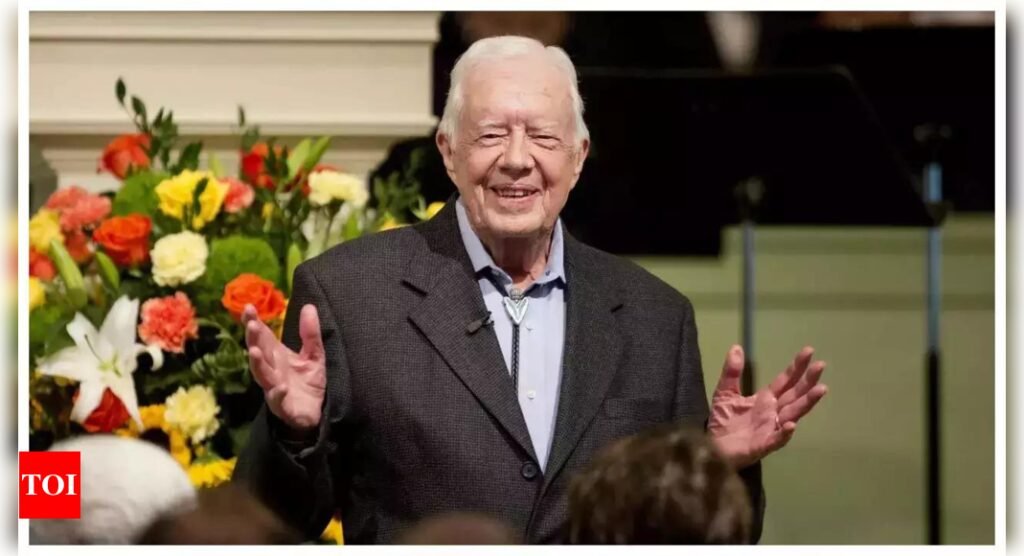 Jimmy Carter, at age 100, casts his ballot by mail