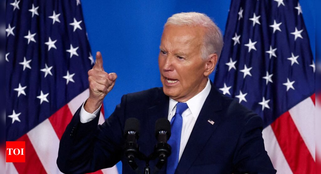 Joe Biden: Biden calls secretary his 'Boss' and refers to VP Harris as 'President' during Hurricane briefing