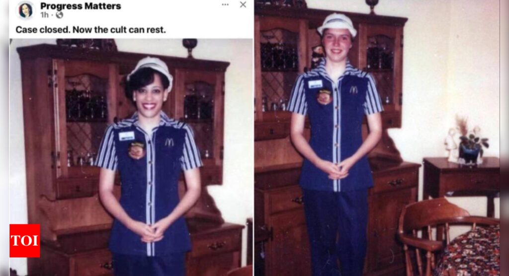 Kamala Harris McDonalds: Photo of Kamala Harris in McDonald's dress going viral. Is it real?