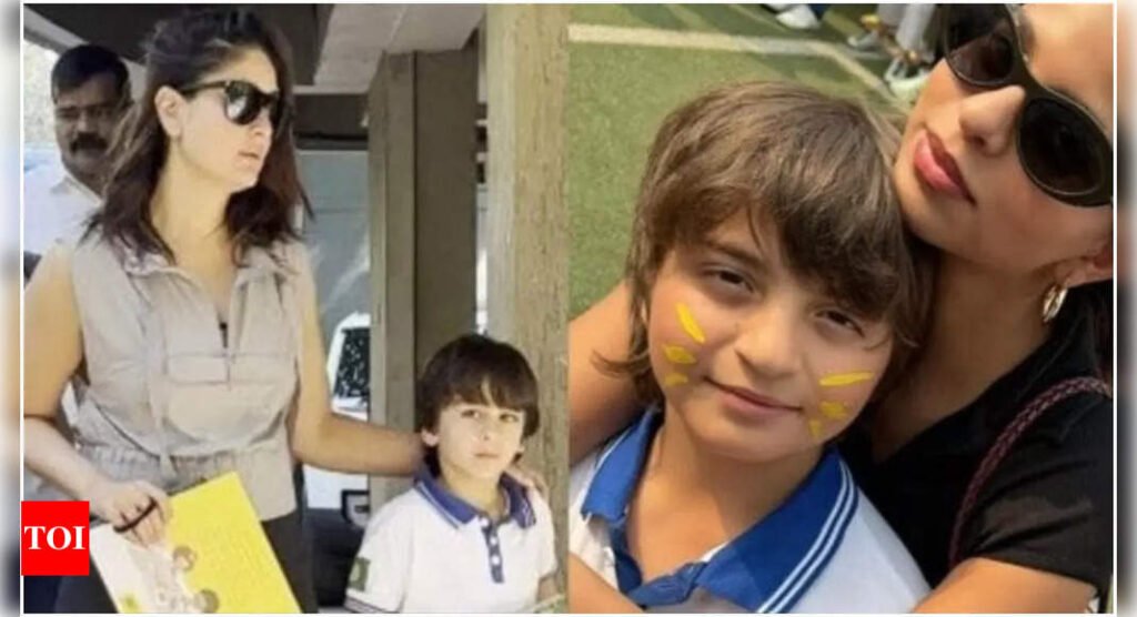 Kareena Kapoor Khan celebrates son Taimur's Sports Day 'Bronze medal', calls hereself a proud hysterical mom |