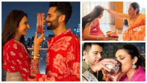 Mushy photos of celebs celebrating Karwa Chauth