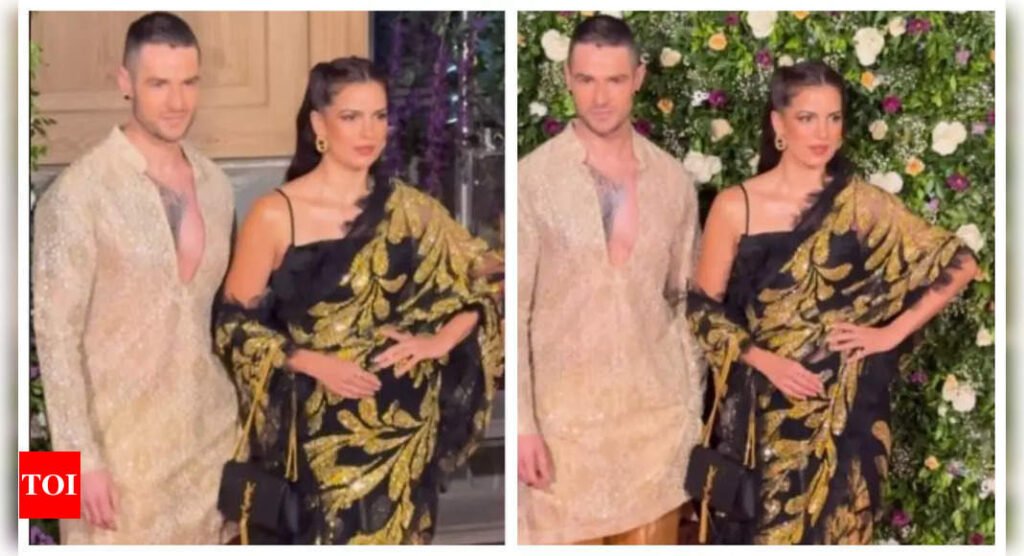 Natasa Stankovic makes a stylish Diwali appearance with Aleksandar Alex amid divorce with Hardik Pandya - WATCH video |