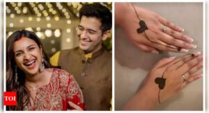 Parineeti Chopra shows off her simple-yet-stunning mehendi ahead of Karwa Chauth celebrations with Raghav Chadha |