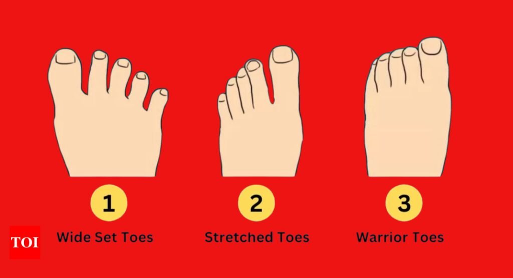 Personality Test: The shape of your toes can reveal your hidden traits