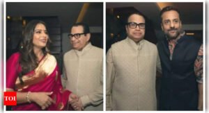 Ramesh Taurani's Diwali bash 2024: Bipasha Basu look gorgeous in a saree, Sidharth Malhotra, Fardeen Khan stun in ethnic outfits - WATCH video |