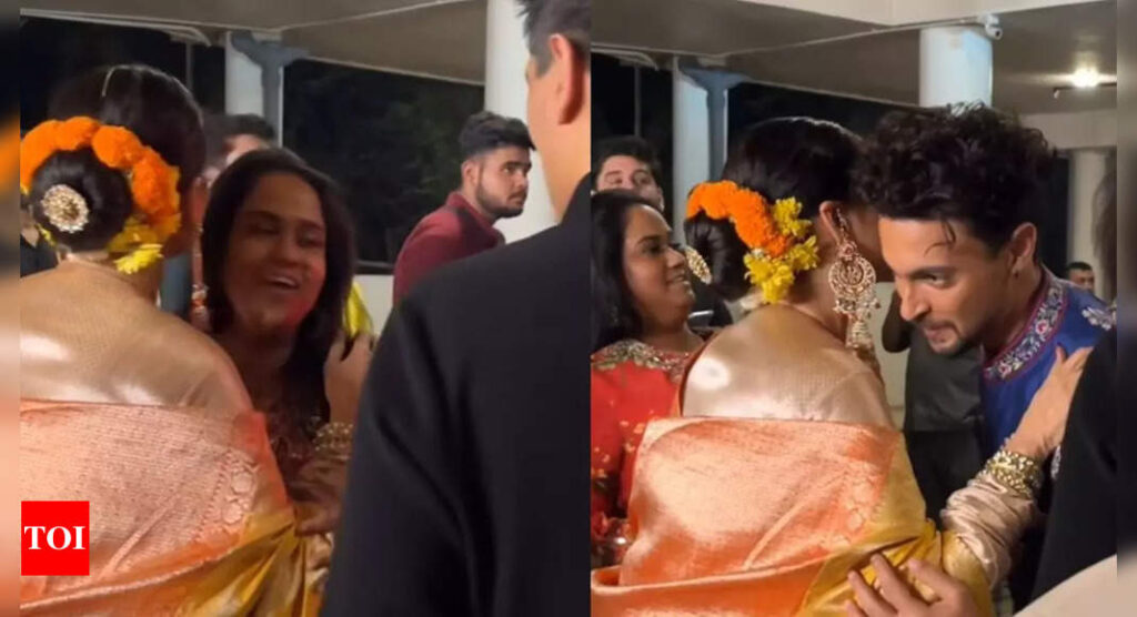 Rekha shares a sweet moment with Arpita Khan and Ayush Sharma, as Salman Khan skips Manish Malhotra’s Diwali party | Hindi Movie News