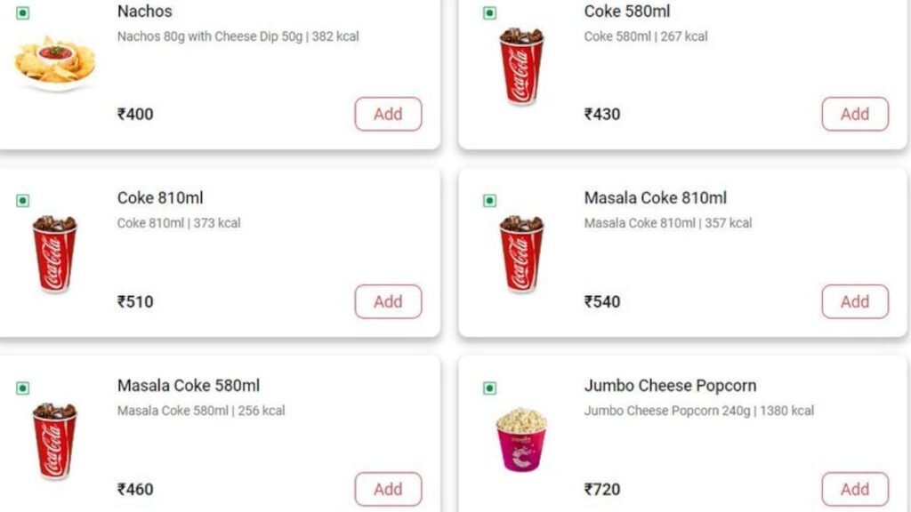 "Rs 430 For Coke, Rs 720 For Popcorn" - Viral Post On Cinema Food Prices Sparks Online Debate