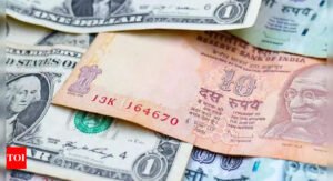 Rupee ends October near record low; settles flat at 84.08 against US dollar