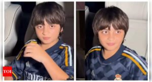 Shah Rukh Khan's son AbRam's cute conversation with paparazzi is winning hearts: 'SRK sir ko salaam bolna' - WATCH video |