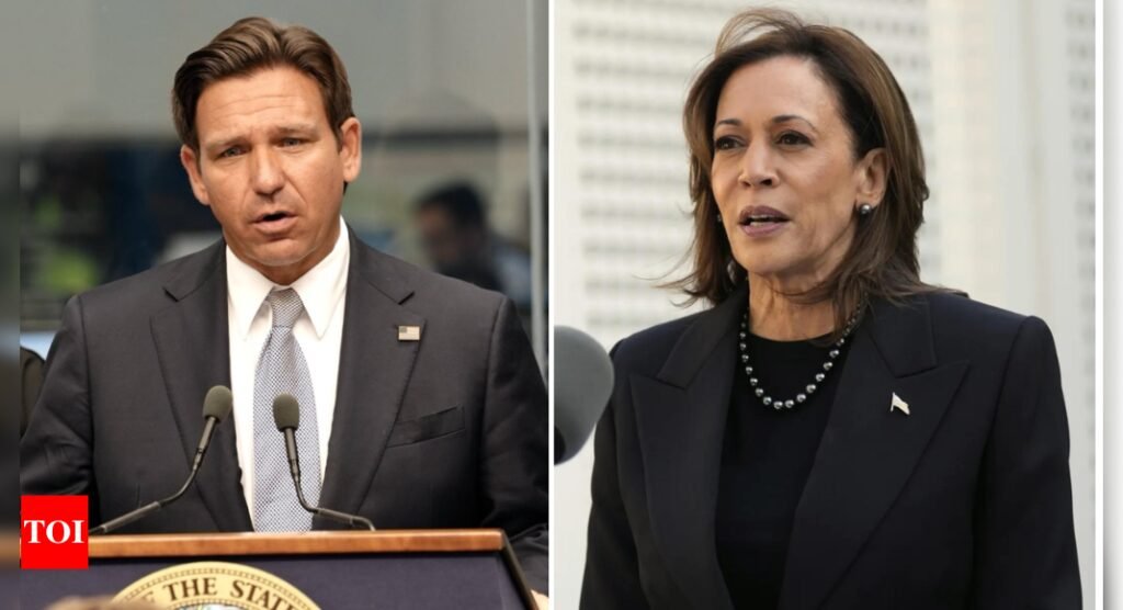 'She has no role...': What Florida governor DeSantis said about Harris's involvement in hurricane response