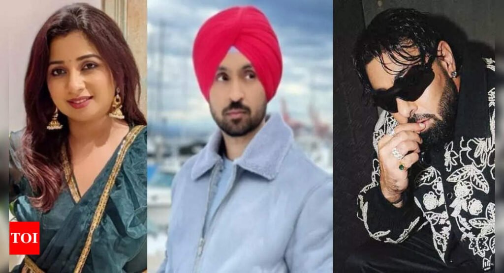 Shreya Ghoshal wants to steal Diljit Dosanjh's 'sense of humor', Badshah calls him 'khoobsurat insaan' | Hindi Movie News