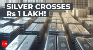 Silver better than gold for investment? Silver prices cross Rs 1 lakh mark!