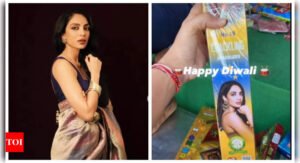 Sobhita Dhulipala wishes fans on Diwali by sharing a photo of a phuljhadi packet with her face on it - See inside |