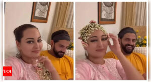 Sonakshi Sinha shares a goofy video as she celebrates her FIRST Karwa Chauth: 'Find a pati who wont let you starve alone...' - WATCH |