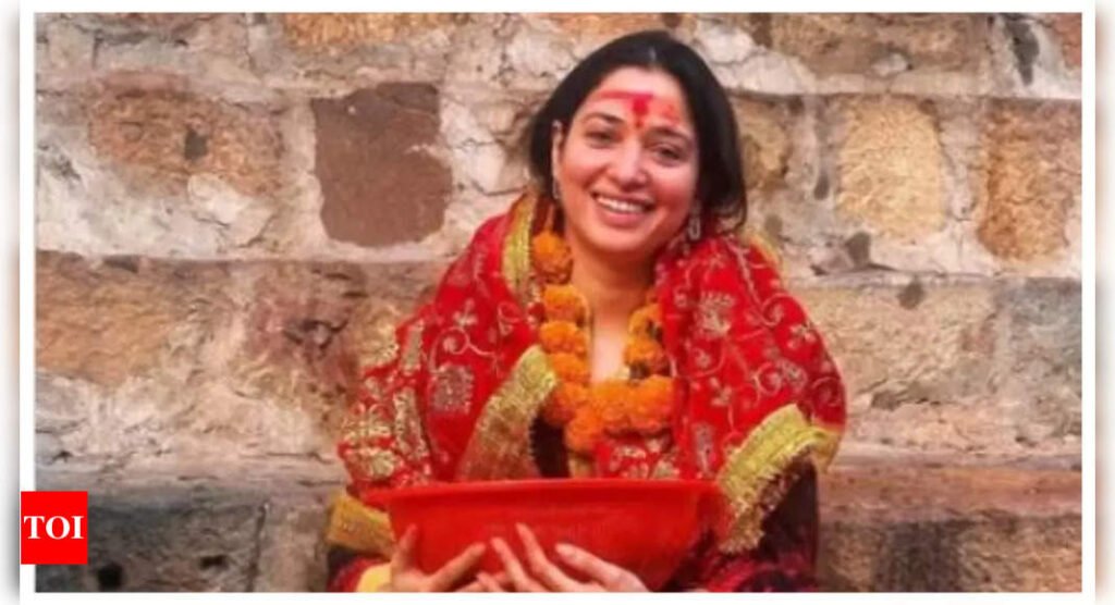 Tamannaah Bhatia seeks blessings at Kamakhya temple with her parents amid ED probe |