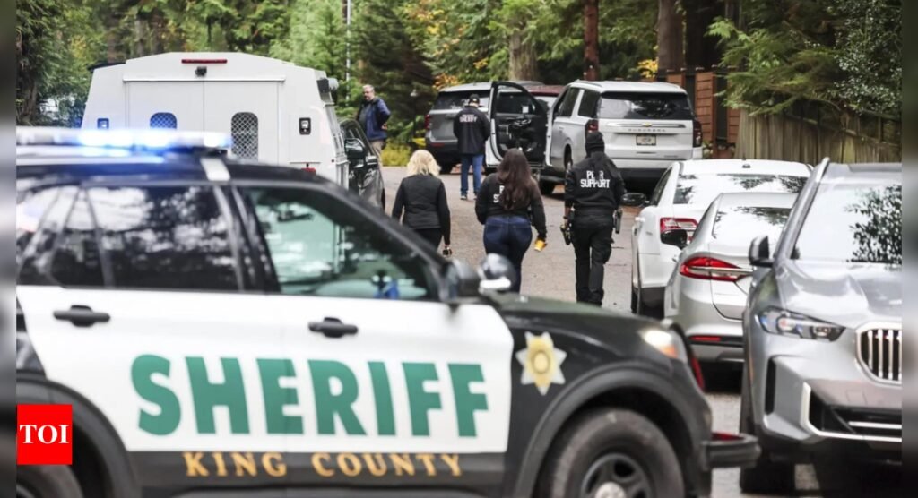 Teen taken into custody after five family members shot dead in Washington home