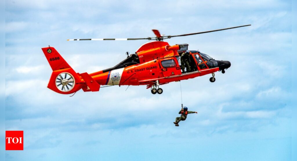 US Coast Guard: Watch: Captain clings to cooler for 8 hours in sea before getting rescued during Hurricane Milton