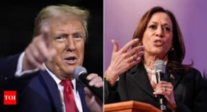 US Election 2024: Trump surpasses Harris for the first time, poll shows