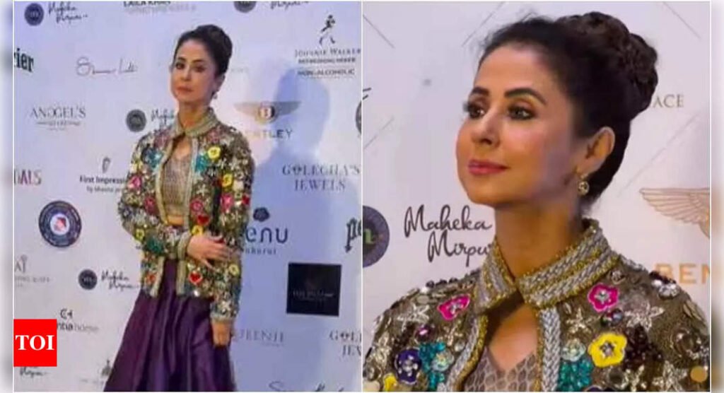 Urmila Matondkar makes her first public appearance post news of her divorce from Mohsin Akhtar Mir | Hindi Movie News