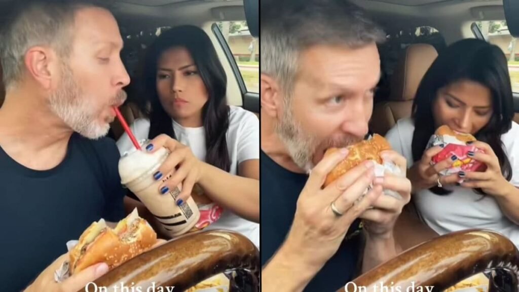 Video Of Parents Eating Junk Food In Car Before School Pick Up Leaves Internet Divided