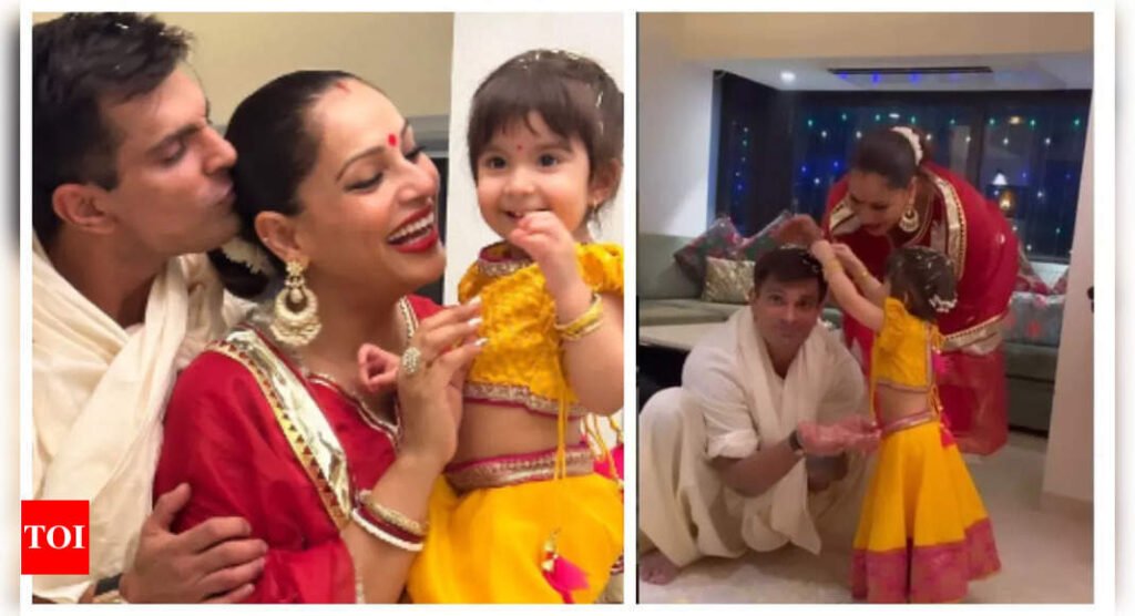 Video of Bipasha Basu and Karan Singh Grover celebrating Diwali with their munchkin Devi is the best thing you will see on internet today - WATCH |