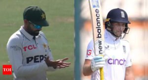 Watch: Babar Azam drops a sitter before Joe Root's double century in Multan Test | Cricket News