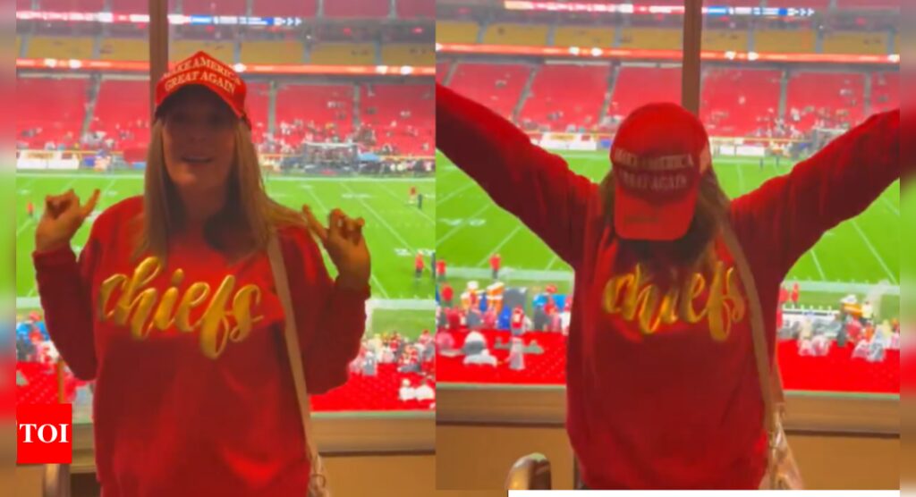 2024 US Presidential Election: Randi Mahomes endorses Trump, wears MAGA hat on election eve