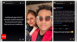 AR Rahman and Saira Banu's children Khatija, Raheema and Ameen react to separation; say 'Keep us in your prayers' |