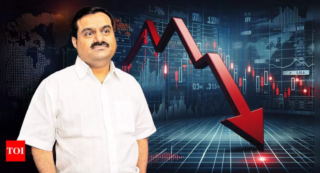 Adani News: Adani Group stocks plunge up to 20% after Gautam Adani’s indictment in US on bribery and fraud charges | India Business News